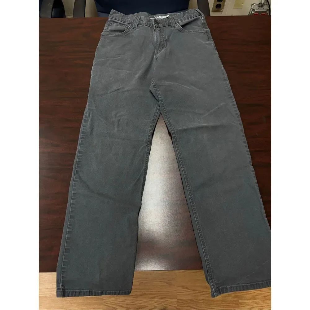 Carhartt Mens Relaxed Fit Pants in Gravel Grey Size 30x32